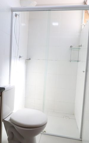 Apartamento para alugar com 58m², 2 quartos e 1 vagaBanheiro do Quarto 2