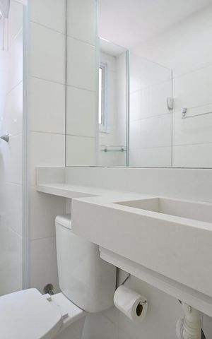 Apartamento para alugar com 41m², 2 quartos e sem vagaBanheiro