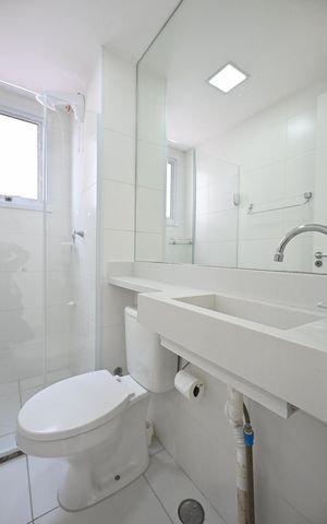 Apartamento para alugar com 41m², 2 quartos e sem vagaBanheiro