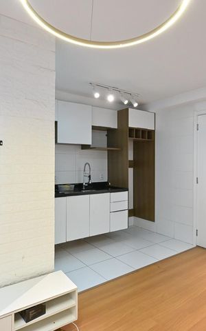 Apartamento para alugar com 41m², 2 quartos e sem vagaSala