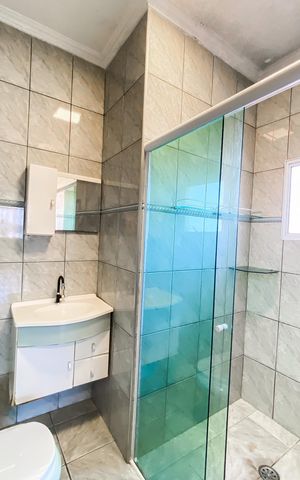 Casa para alugar com 150m², 3 quartos e 2 vagas Casa para alugar com 150m², 3 quartos e 2 vagasBanheiro da Suíte