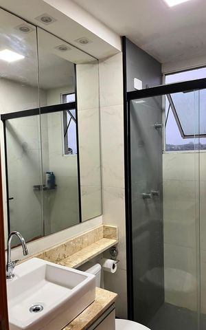 Apartamento à venda com 40m², 2 quartos e 1 vaga Apartamento à venda com 40m², 2 quartos e 1 vagaBanheiro