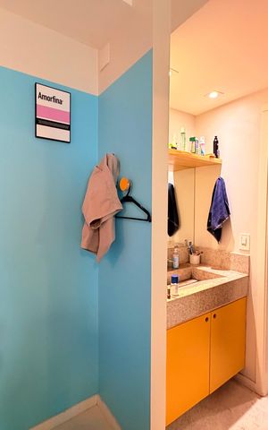 Apartamento à venda com 50m², 1 quarto e 1 vaga Apartamento à venda com 50m², 1 quarto e 1 vagaBanheiro