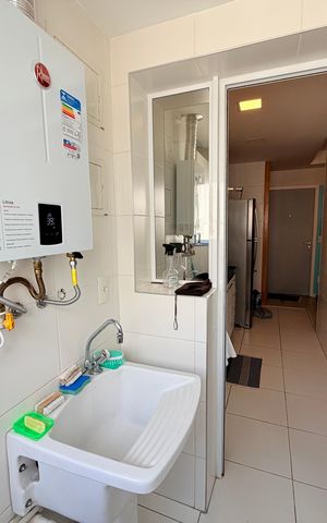 Apartamento à venda com 50m², 1 quarto e 1 vaga Apartamento à venda com 50m², 1 quarto e 1 vagaLavanderia