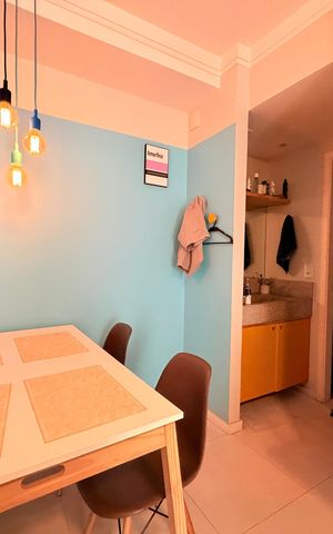 Apartamento à venda com 50m², 1 quarto e 1 vaga Apartamento à venda com 50m², 1 quarto e 1 vagasala de jantar