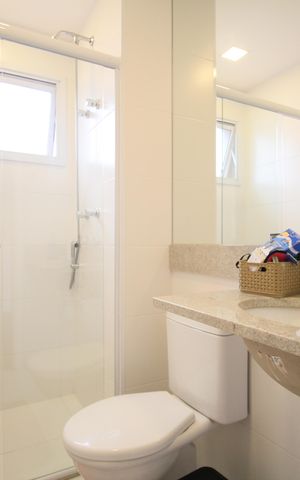 Apartamento para alugar com 145m², 3 quartos e 2 vagasBanheiro da Suíte 3