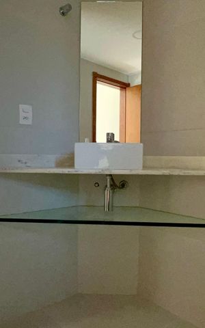 Apartamento à venda com 58m², 1 quarto e 1 vaga Apartamento à venda com 58m², 1 quarto e 1 vagaBanheiro da Suíte