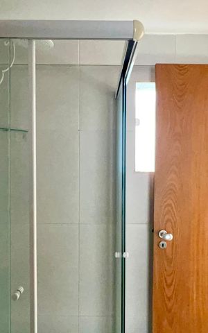 Apartamento à venda com 58m², 1 quarto e 1 vaga Apartamento à venda com 58m², 1 quarto e 1 vagaBanheiro da Suíte