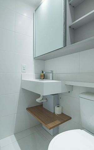 Apartamento para alugar com 32m², 1 quarto e sem vaga Apartamento para alugar com 32m², 1 quarto e sem vagaBanheiro