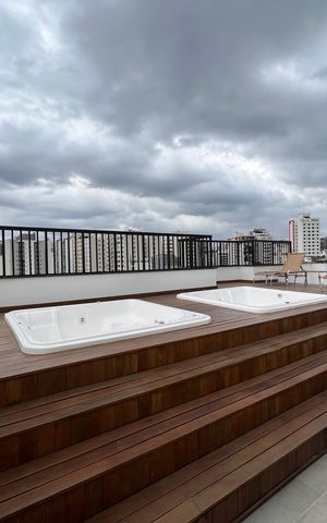 Studio para alugar com 25m², 1 quarto e sem vaga Studio para alugar com 25m², 1 quarto e sem vagaÁrea comum- jacuzzi
