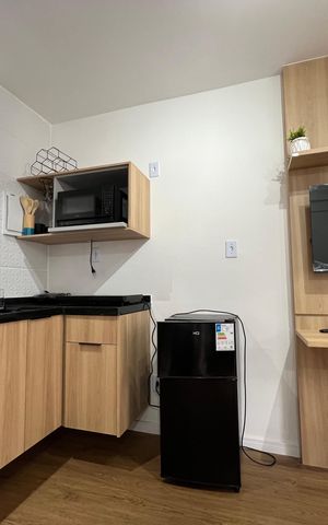Studio para alugar com 25m², 1 quarto e sem vaga Studio para alugar com 25m², 1 quarto e sem vagaCozinha