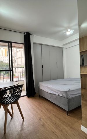 Studio para alugar com 25m², 1 quarto e sem vaga Studio para alugar com 25m², 1 quarto e sem vagaSala/Quarto