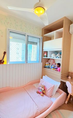 Apartamento à venda com 150m², 3 quartos e 2 vagas Apartamento à venda com 150m², 3 quartos e 2 vagasQuarto 3