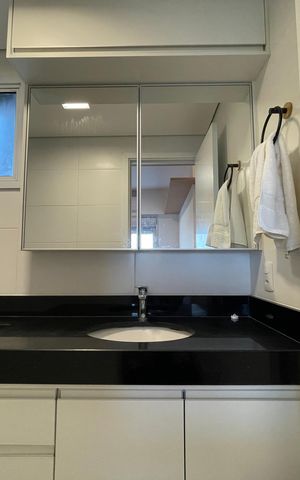 Apartamento para alugar com 62m², 2 quartos e 1 vaga Apartamento para alugar com 62m², 2 quartos e 1 vagaBanheiro do Quarto 1