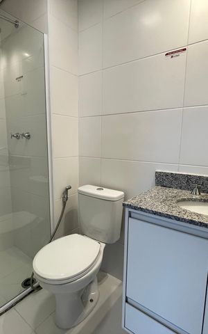 Apartamento para alugar com 62m², 2 quartos e 1 vaga Apartamento para alugar com 62m², 2 quartos e 1 vagaBanheiro Social