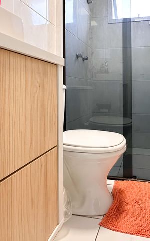Apartamento à venda com 65m², 2 quartos e 1 vaga Apartamento à venda com 65m², 2 quartos e 1 vagaBanheiro da Suíte