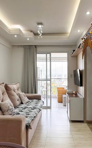 Apartamento à venda com 65m², 2 quartos e 1 vaga Apartamento à venda com 65m², 2 quartos e 1 vagaSala