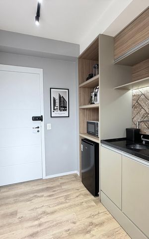 Studio à venda com 21m², 1 quarto e sem vaga