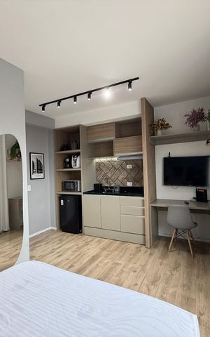 Studio à venda com 21m², 1 quarto e sem vaga