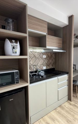 Studio à venda com 21m², 1 quarto e sem vaga