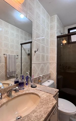 Apartamento à venda com 87m², 3 quartos e 2 vagas Apartamento à venda com 87m², 3 quartos e 2 vagasSuíte - Banheiro