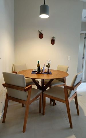 Apartamento à venda com 50m², 2 quartos e 1 vaga Apartamento à venda com 50m², 2 quartos e 1 vagaSala de jantar