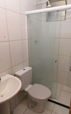 Casa para alugar com 59m², 2 quartos e sem vagaBanheiro social