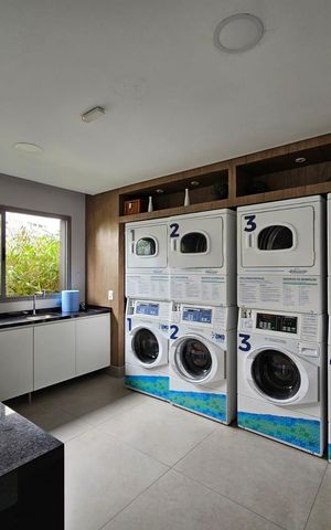 Studio para alugar com 23m², 1 quarto e sem vaga Studio para alugar com 23m², 1 quarto e sem vagaLavanderia