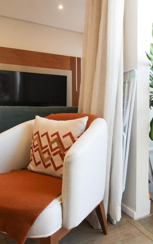 Apartamento à venda com 58m², 2 quartos e 1 vaga Apartamento à venda com 58m², 2 quartos e 1 vagaDetalhe varanda