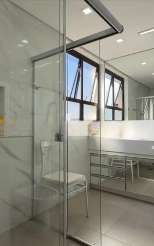 Apartamento para alugar com 280m², 4 quartos e 3 vagas Apartamento para alugar com 280m², 4 quartos e 3 vagasBanheiro da Suíte