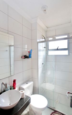 Apartamento para alugar com 44m², 2 quartos e 1 vaga Apartamento para alugar com 44m², 2 quartos e 1 vagaBanheiro Social