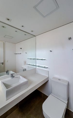 Apartamento para alugar com 158m², 4 quartos e 4 vagasBanheiro da Suíte 3