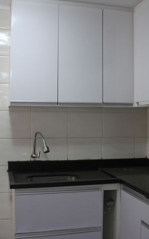 Apartamento para alugar com 44m², 2 quartos e sem vagaCozinha com lavanderia