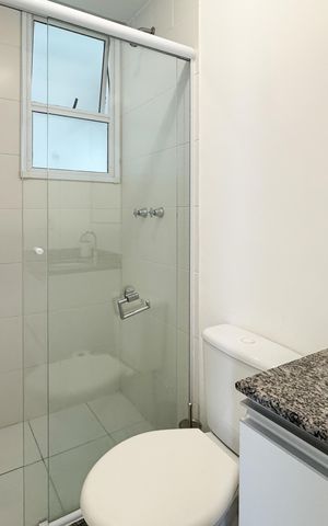 Apartamento para alugar com 59m², 3 quartos e 1 vaga Apartamento para alugar com 59m², 3 quartos e 1 vagaBanheiro Social