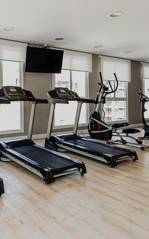 Studio para alugar com 25m², 1 quarto e sem vaga Studio para alugar com 25m², 1 quarto e sem vagaAcademia