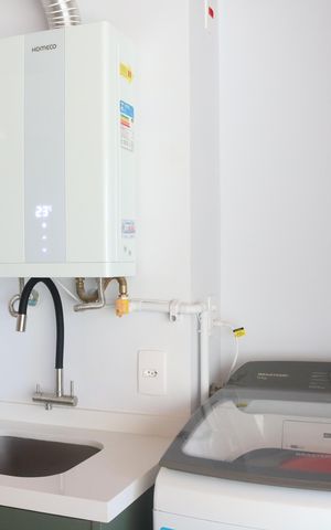 Apartamento à venda com 63m², 2 quartos e 1 vagaCozinha e Área de Serviço