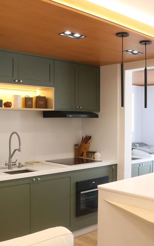 Apartamento à venda com 63m², 2 quartos e 1 vagaCozinha e Área de Serviço