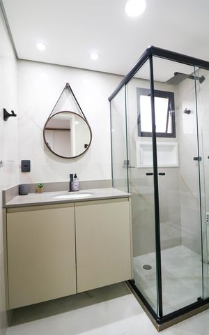 Apartamento à venda com 146m², 3 quartos e 3 vagas Apartamento à venda com 146m², 3 quartos e 3 vagasBanheiro da Suíte 2