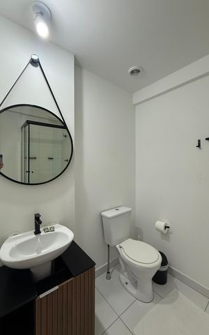 Apartamento para alugar com 24m², 1 quarto e sem vaga