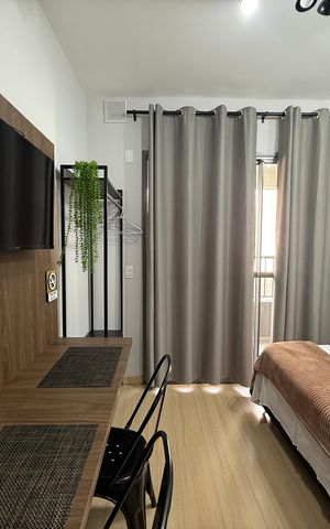 Apartamento para alugar com 24m², 1 quarto e sem vaga