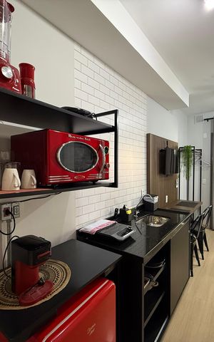 Apartamento para alugar com 24m², 1 quarto e sem vaga