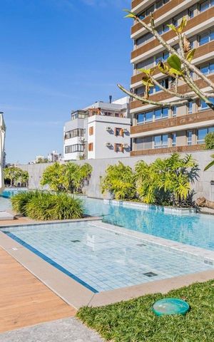 Apartamento para alugar com 44m², 1 quarto e 1 vaga Apartamento para alugar com 44m², 1 quarto e 1 vagaÁrea comum - Piscina