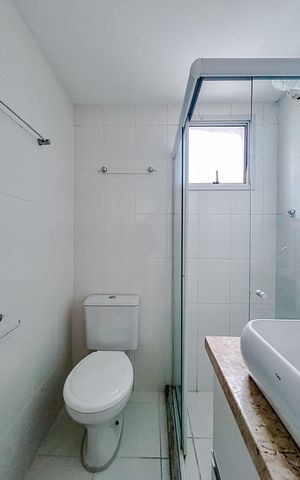 Apartamento para alugar com 52m², 2 quartos e 1 vagaBanheiro