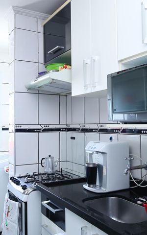 Apartamento para alugar com 49m², 2 quartos e 1 vagaCozinha e Área de Serviço