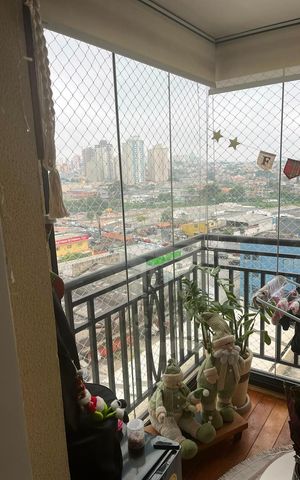 Apartamento à venda com 58m², 2 quartos e 1 vagaVaranda