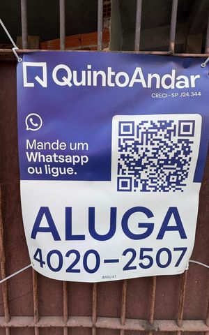 Casa para alugar com 45m², 1 quarto e sem vagaPlaca grande 