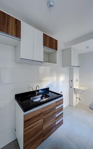 Apartamento para alugar com 40m², 2 quartos e sem vagaCozinha e Área de Serviço