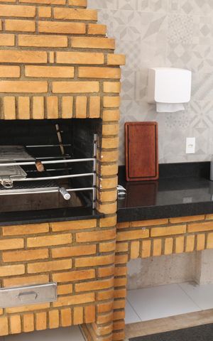Apartamento à venda com 124m², 2 quartos e 3 vagasÁrea comum - Churrasqueira