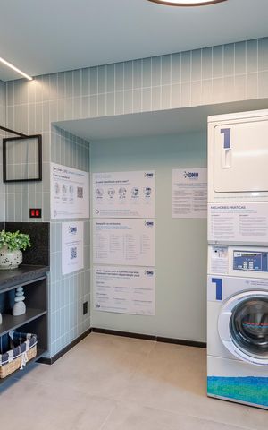 Studio à venda com 21m², 1 quarto e sem vaga Studio à venda com 21m², 1 quarto e sem vagaLavanderia