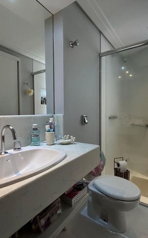 Apartamento para alugar com 130m², 2 quartos e 1 vaga Apartamento para alugar com 130m², 2 quartos e 1 vagaBanheiro suíte 1